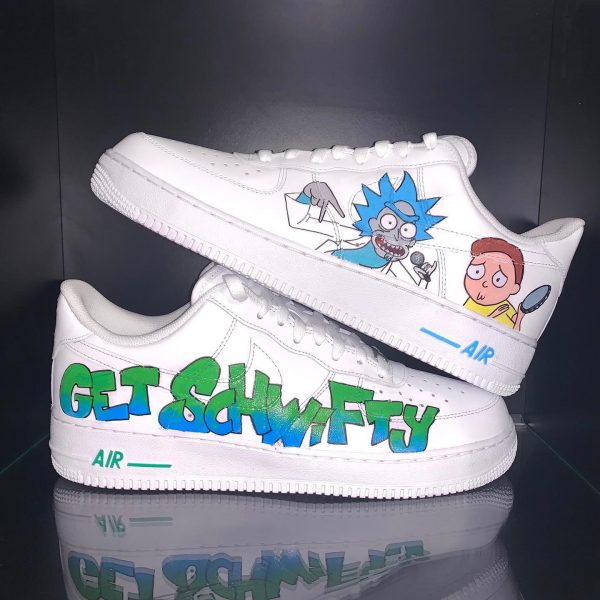 Rick and Morty 95 Custom Air Force 1