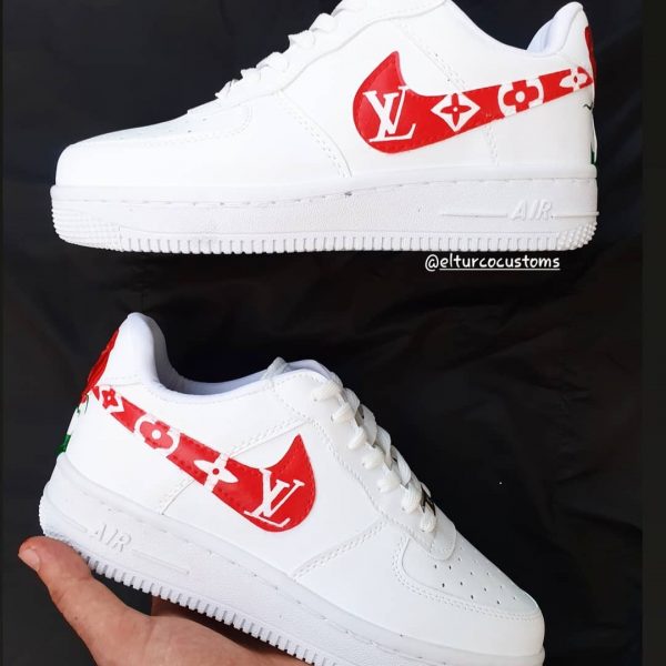 LV Rose Custom Air Force 1