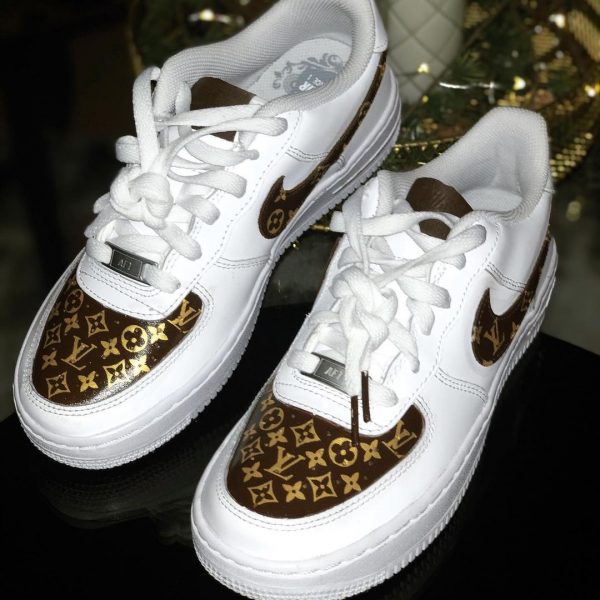 LV Hand Painted Custom Air Force 1