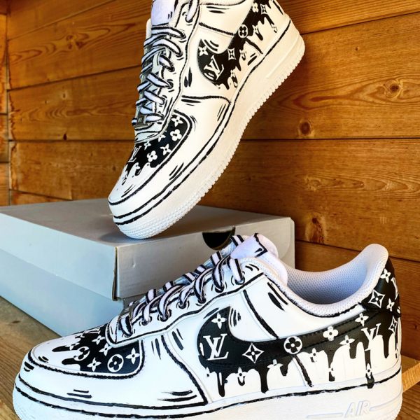 LV Cartoon Custom Air Force 1