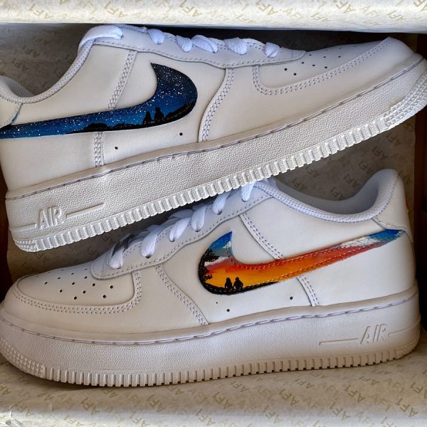 Landscape Swoosh Custom Air Force 1