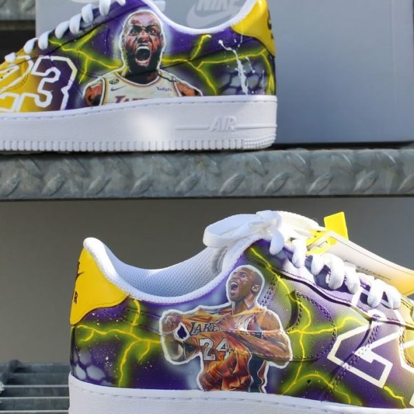 James x Kobe Custom Air Force 1