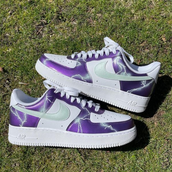 Lightning Purple Custom Air Force 1