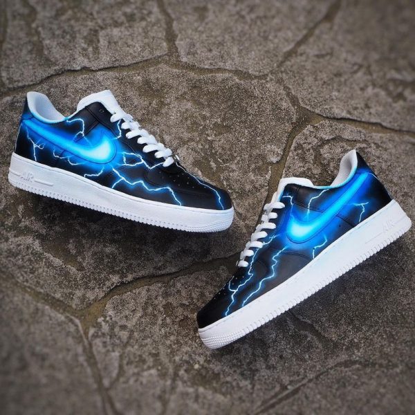 Lightning Blue Custom Air Force 1