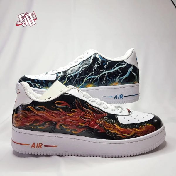 Lightning Sun Breathing Custom Air Force 1