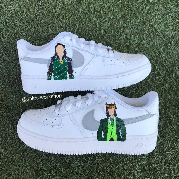 Loki Painted Custom Air Force 1