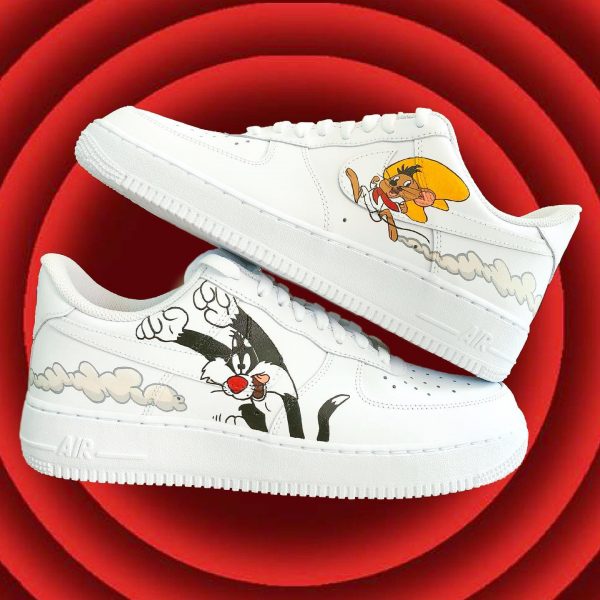 Looney Toons Painted Custom Air Force 1