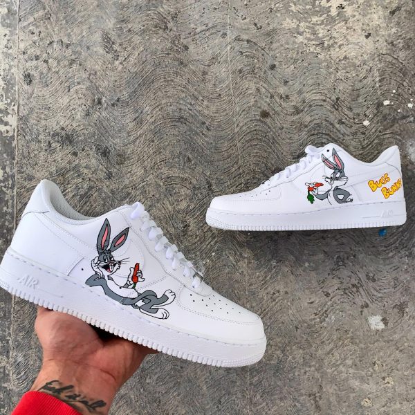 Painted Looney Tunes Custom Air Force 1