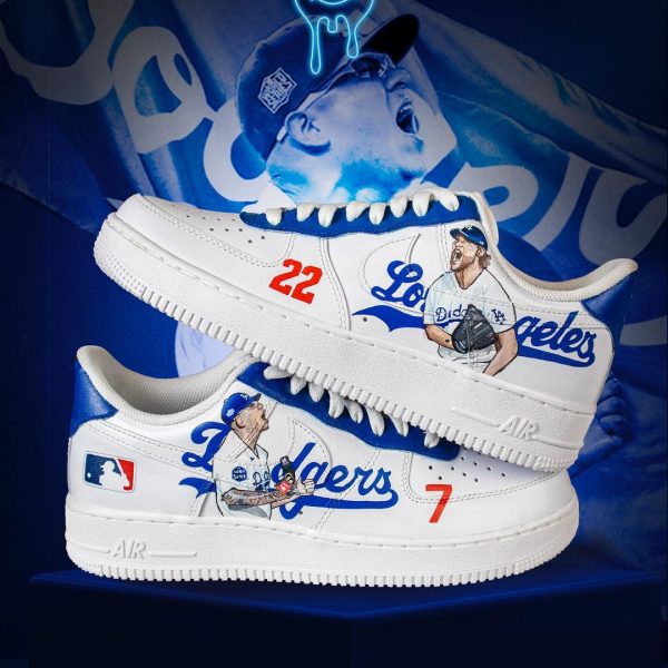 Los Angeles Dodgers Custom Air Force 1