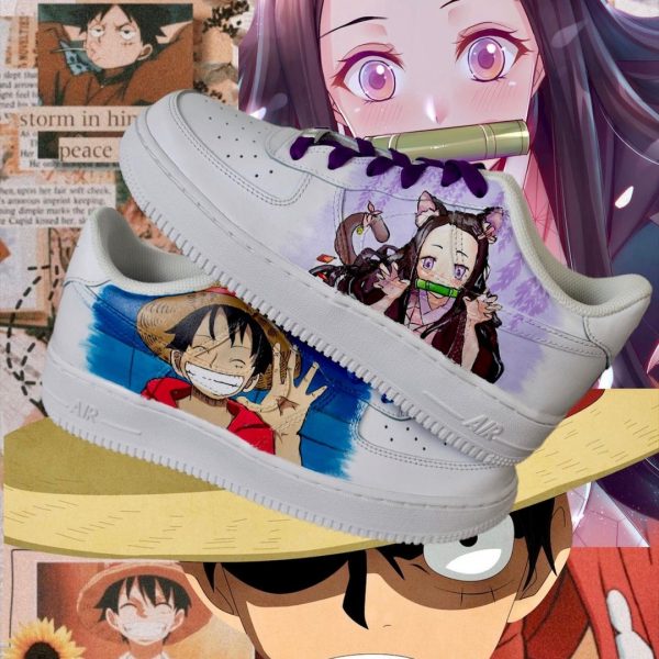 Luffy x Nezuko Custom Air Force 1