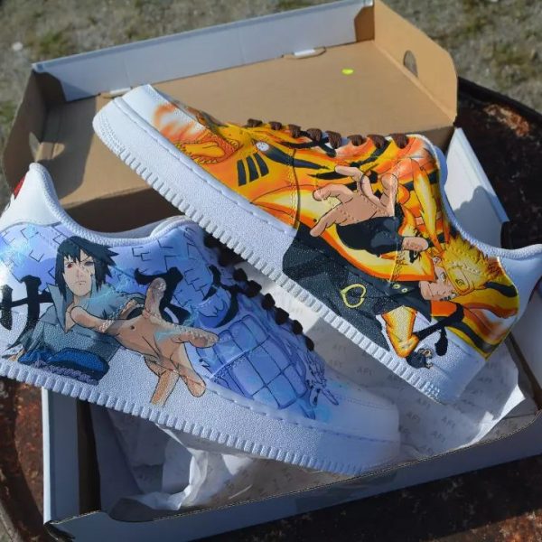 Naruto x Sasuke Custom Air Force 1