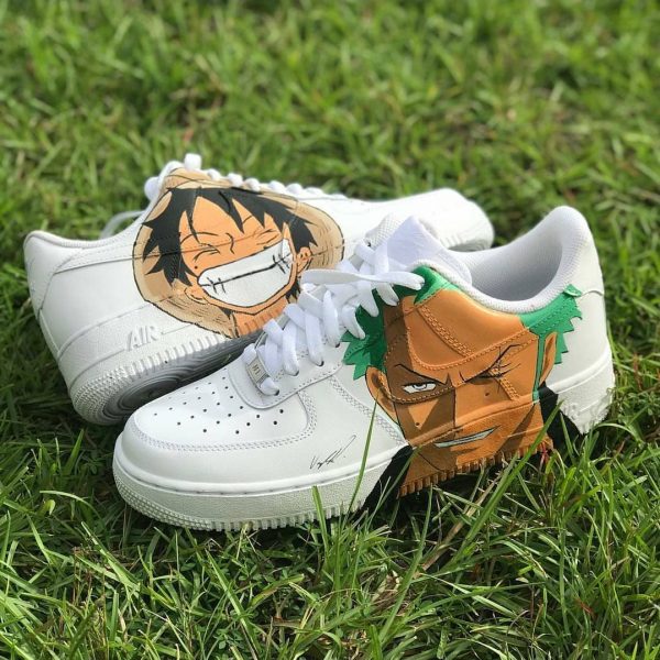 Luffy x Zoro Custom Air Force 1