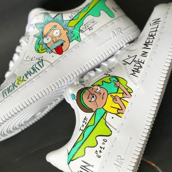 Rick and Morty 76 Custom Air Force 1