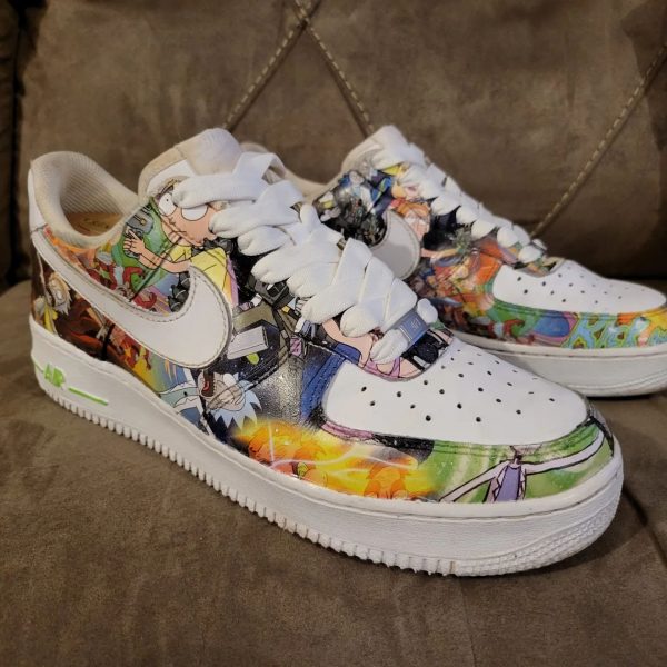 Rick and Morty Creative Custom Air Force 1