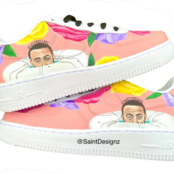 Mac Miller Painting Custom Air Force 1