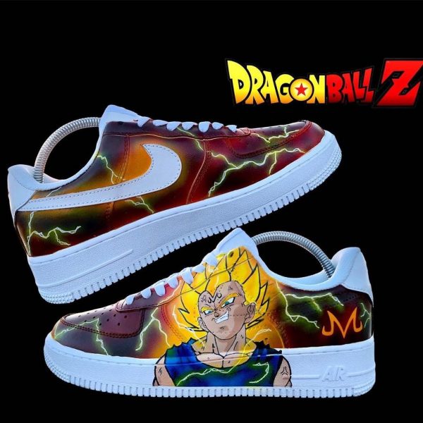 Majin Vegeta Painted Custom Air Force 1