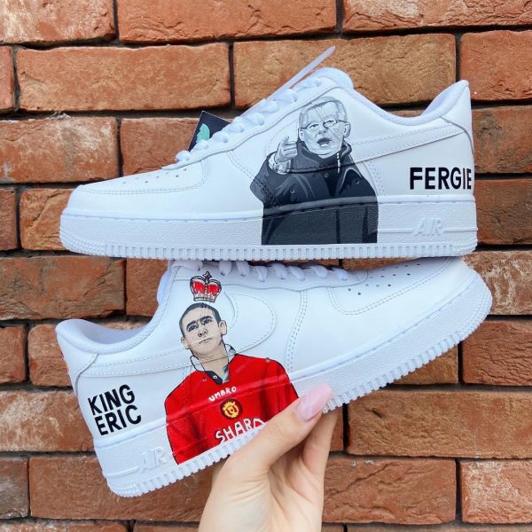 Manchester United Painted Custom Air Force 1