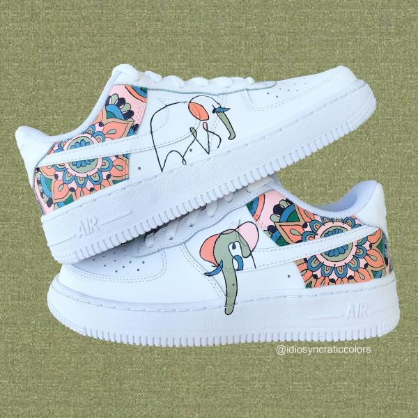 Mandala Painting Custom Air Force 1