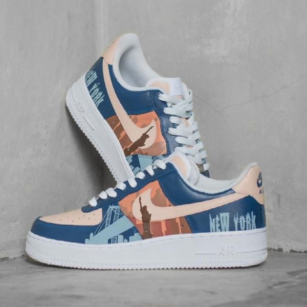 Manhattan Painted Custom Air Force 1