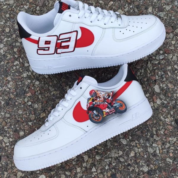 Marc Marquez Painted Custom Air Force 1