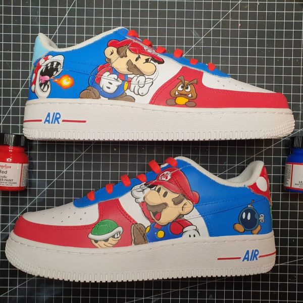 Mario Painting Custom Air Force 1