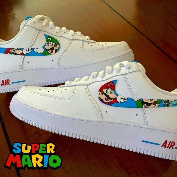 Mario ft Luigi Custom Air Force 1