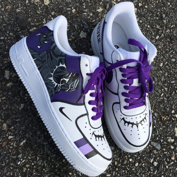 Marvel Black Panther Custom Air Force 1