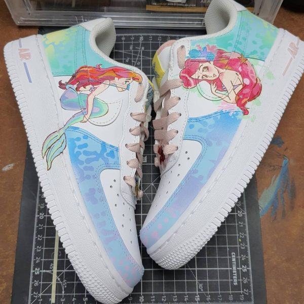 Mermaid Painted Custom Air Force 1