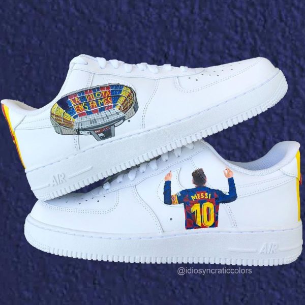 Messi Camp Nou Custom Air Force 1