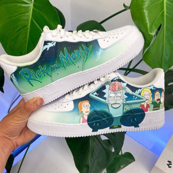 Creative Rick and Morty Custom Air Force 1