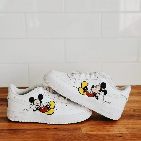 Mickey Minnie Painting Custom Air Force 1