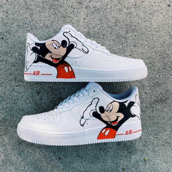 Handpainted Mickey Mouse Custom Air Force 1