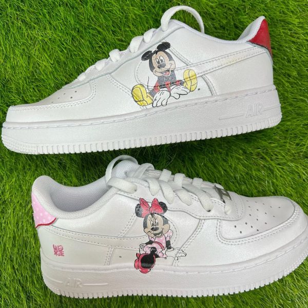 Mickey And Minnie Custom Air Force 1