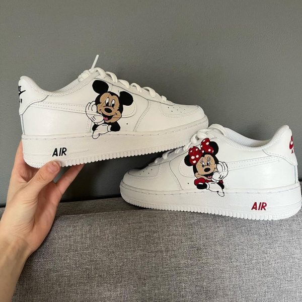 Mickey n Minnie Custom Air Force 1