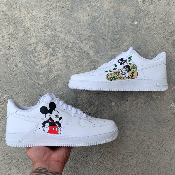 Mickey x Monopoly Custom Air Force 1