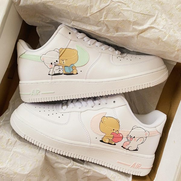 Milk vs Mocha Custom Air Force 1