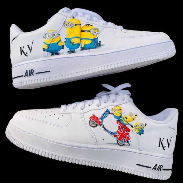 Minions Painted Custom Air Force 1