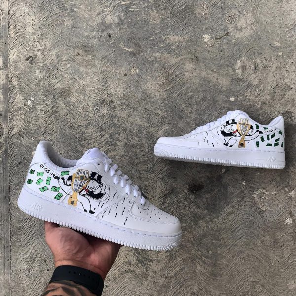 Monopoly Painting Custom Air Force 1