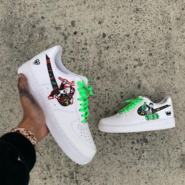 Monopoly Hand Painted Custom Air Force 1