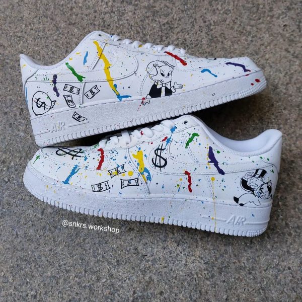 Monopoly Richie Rich Custom Air Force 1