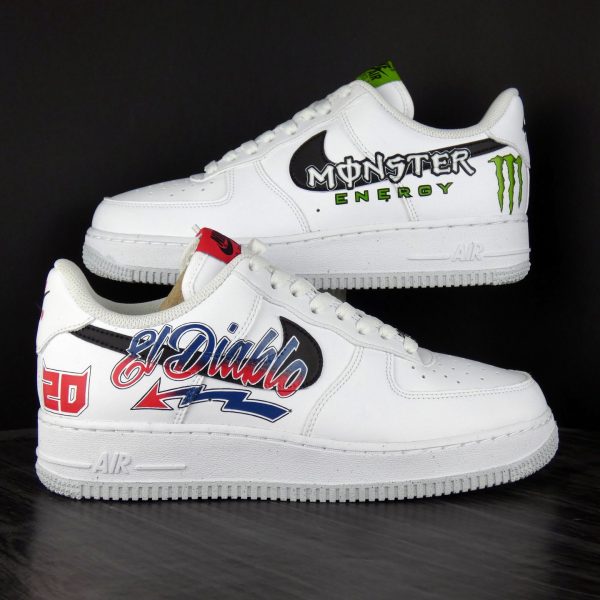 Monster El Diablo Custom Air Force 1