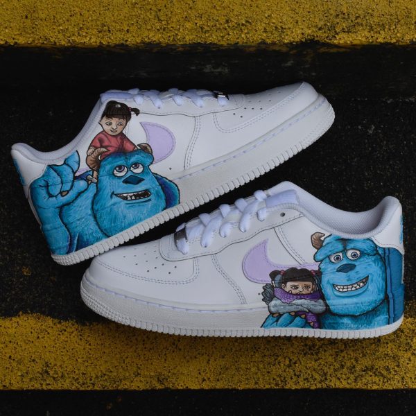 Monsters Painted Custom Air Force 1