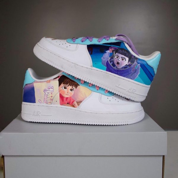 Monsters Inc Painting Custom Air Force 1