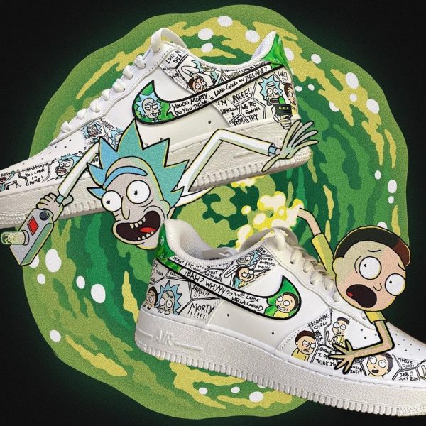 Rick and Morty 35 Custom Air Force 1