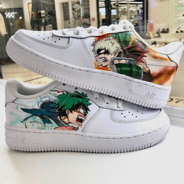 Bakugo x Midoriya Custom Air Force 1