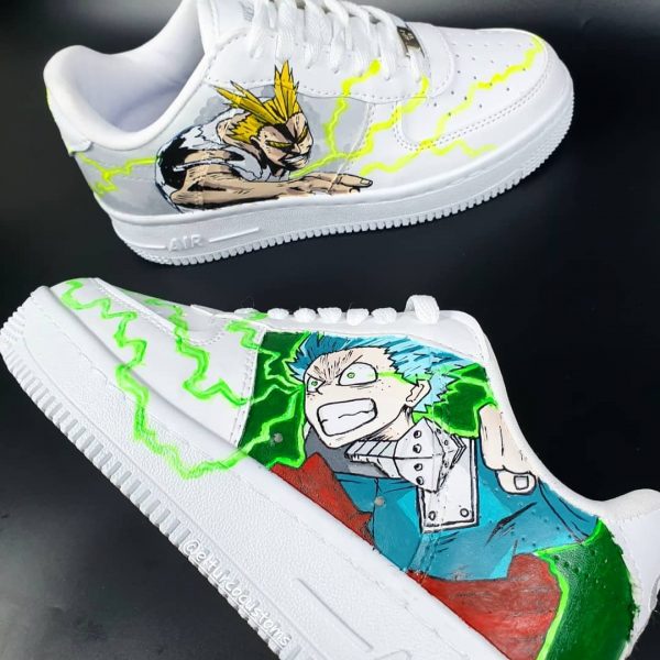 Midoriya All Might Custom Air Force 1