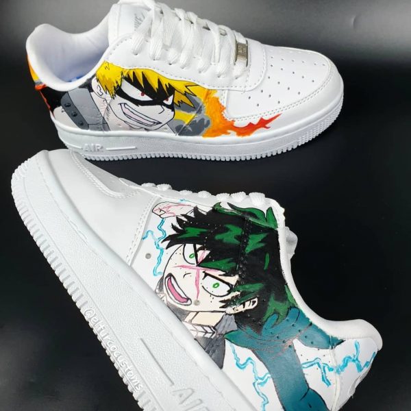 Midoriya x Bakugo Custom Air Force 1