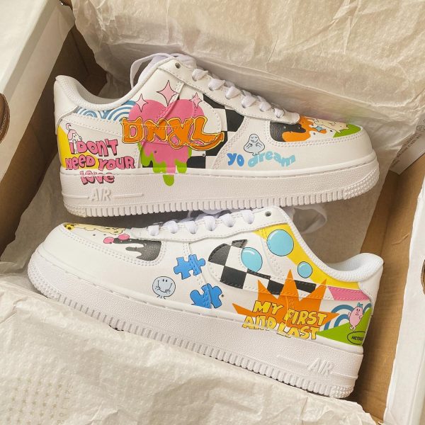 NCT Dream Painted Custom Air Force 1