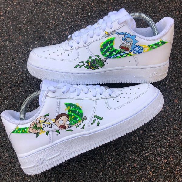 Rick and Morty 55 Custom Air Force 1