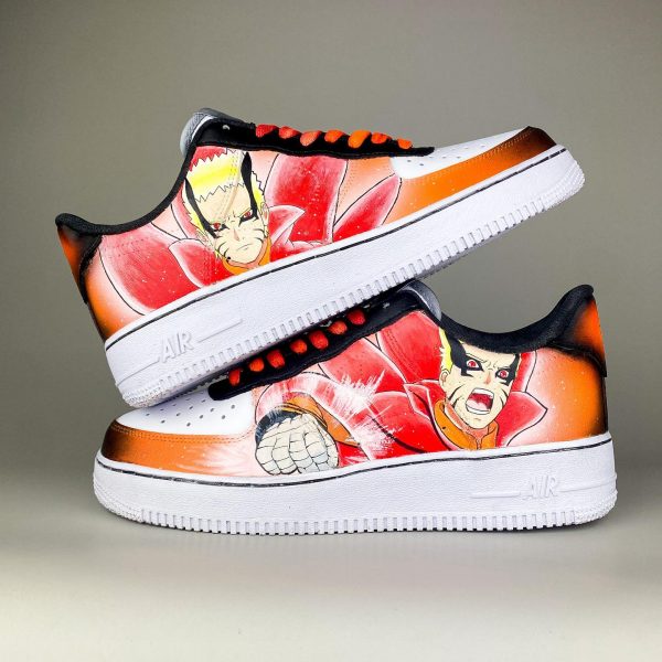 Naruto Baryon Painted Custom Air Force 1